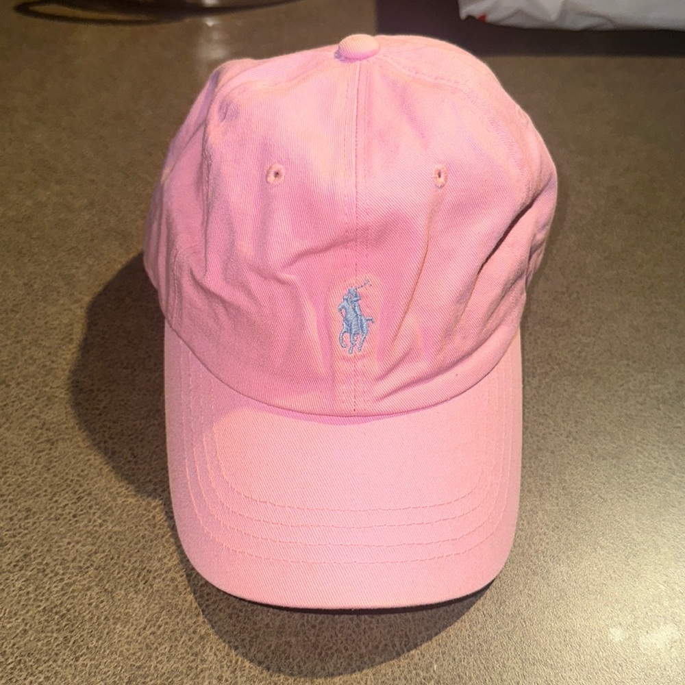 RALPH LAUREN pink baseball cap
